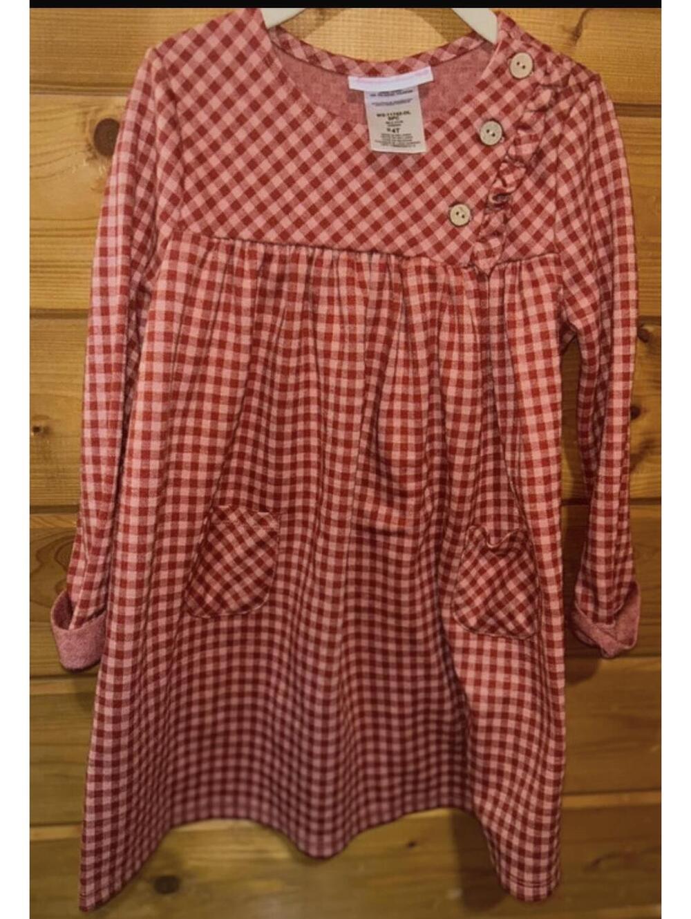 Bonnie Jean Toddler Girls Red Gingham